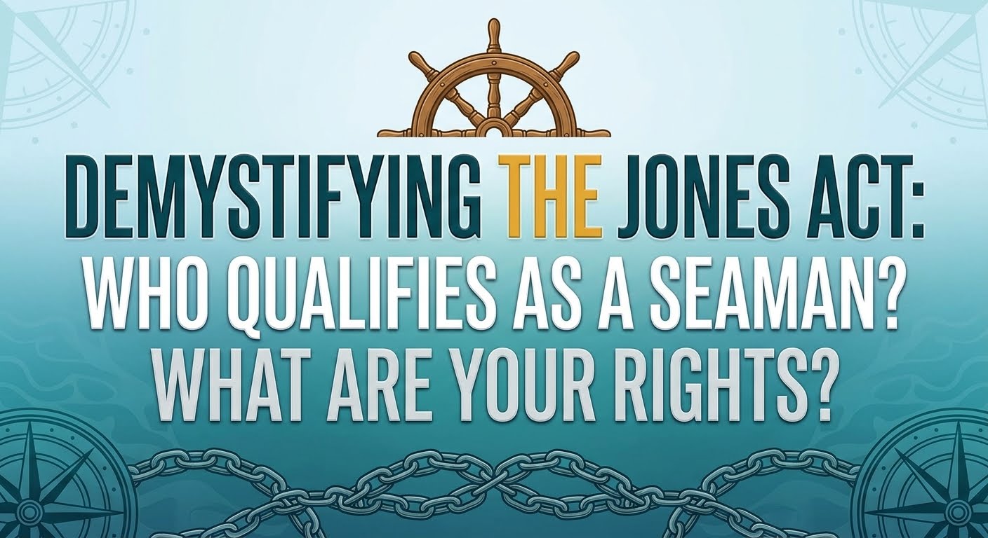 Demystifying the Jones Act: Who Qualifies as a Seaman and What Are Your Rights?